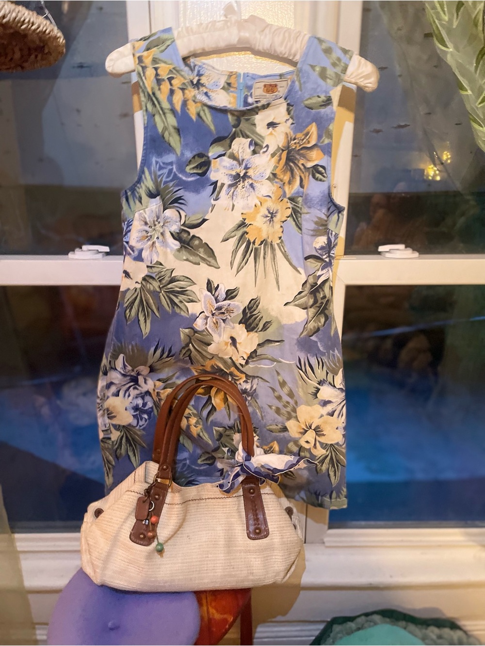 Vintage sleeveless mini dress- Route 66 size 15 or 16